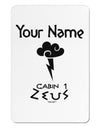 Personalized Cabin 1 Zeus Aluminum Magnet by TooLoud-TooLoud-White-Davson Sales