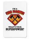 Fire Fighter - Superpower Aluminum Magnet-TooLoud-White-Davson Sales