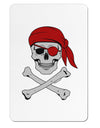 Pirate Skull Aluminum Magnet-TooLoud-White-Davson Sales