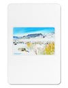 CO Snow Scene Watercolor Aluminum Magnet-TooLoud-White-Davson Sales