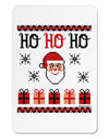 Ho Ho Ho Ugly Christmas Sweater Aluminum Magnet-TooLoud-White-Davson Sales