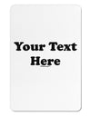 Enter Your Own Words Customized Text Aluminum Magnet-TooLoud-White-Davson Sales