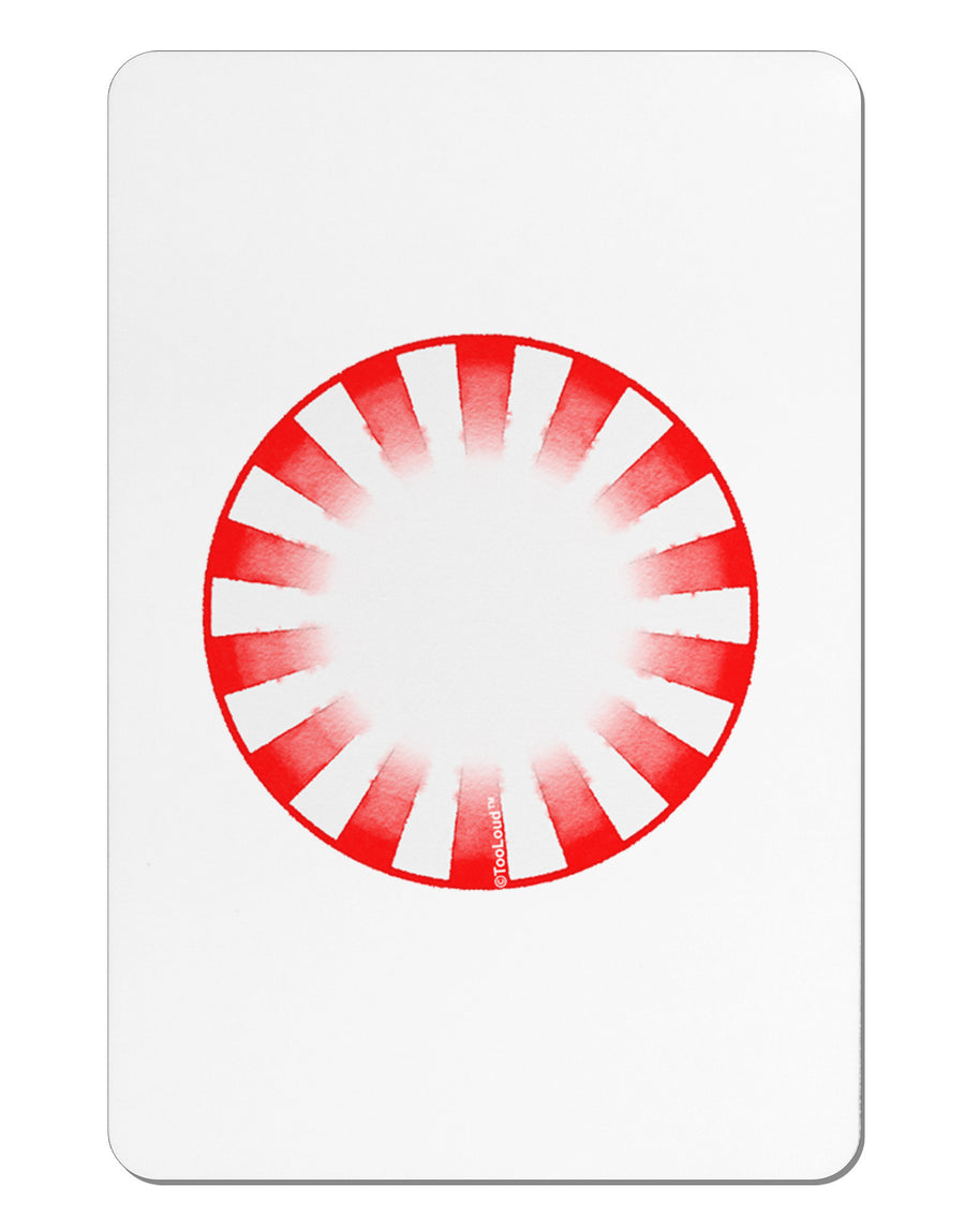 Watercolor Peppermint Aluminum Magnet-TooLoud-White-Davson Sales