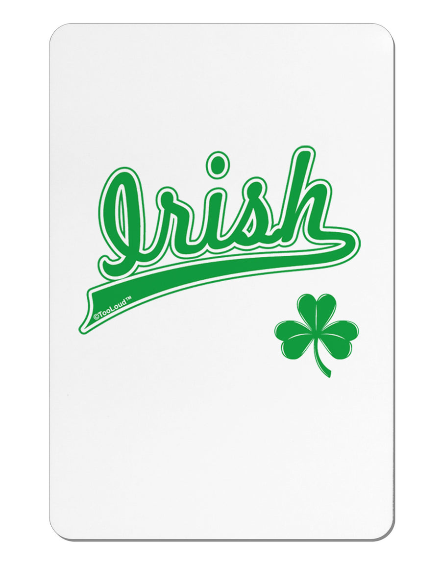 Irish Jersey Aluminum Magnet-TooLoud-White-Davson Sales