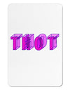 THOT Artistic Text Aluminum Magnet-TooLoud-White-Davson Sales