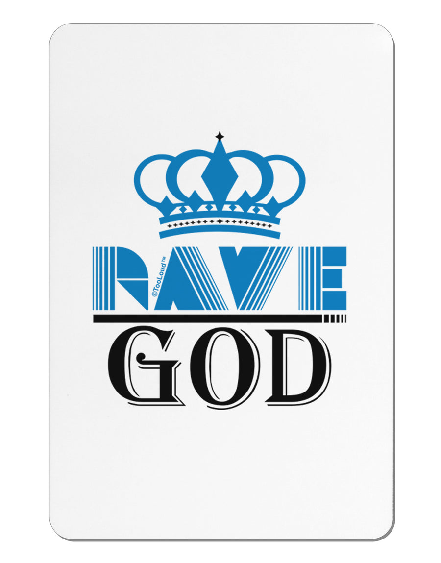 Rave God Aluminum Magnet-TooLoud-White-Davson Sales