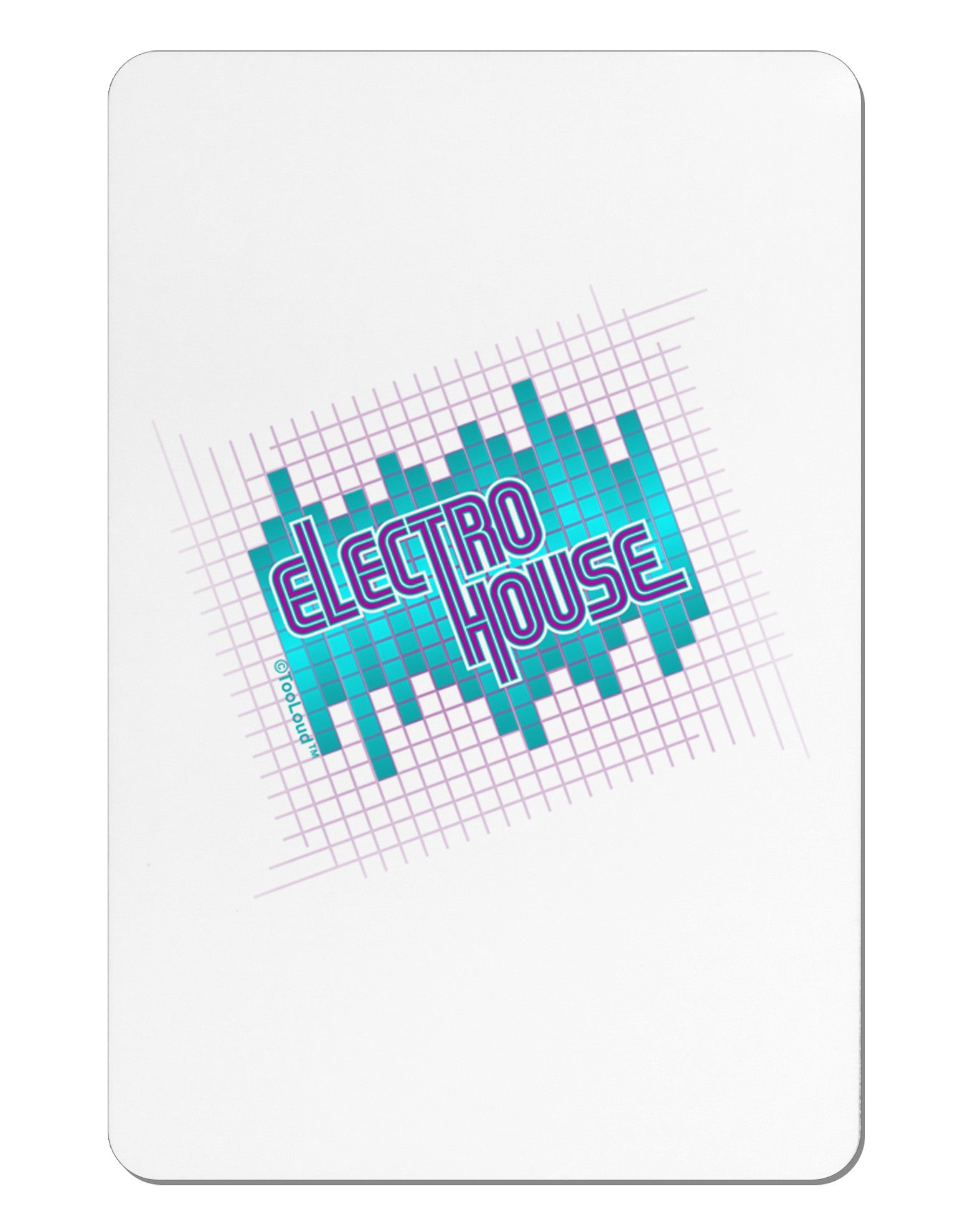 Electro House Equalizer Aluminum Magnet-TooLoud-White-Davson Sales