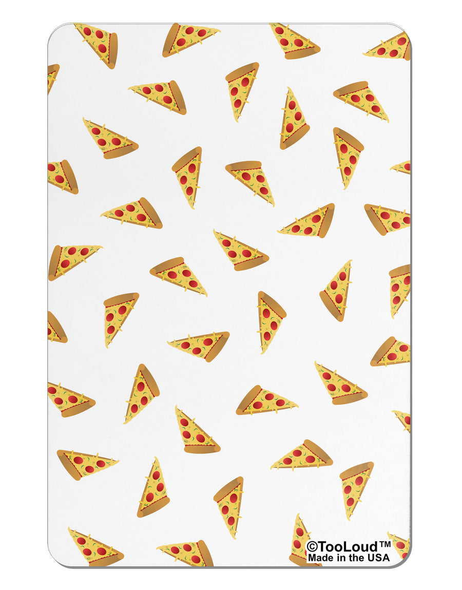 Pizza Slices AOP Aluminum Magnet All Over Print-TooLoud-White-Davson Sales