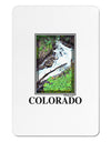 Colorado White River Text Aluminum Magnet-TooLoud-White-Davson Sales