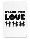 Stand For Love Aluminum Magnet-TooLoud-White-Davson Sales