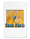 Blue Bird In Yellow Text Aluminum Magnet-TooLoud-White-Davson Sales