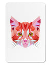 Geometric Kitty Red Aluminum Magnet-TooLoud-White-Davson Sales