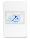 Swordfish Watercolor Aluminum Magnet-TooLoud-White-Davson Sales