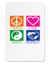 PLUR Squares Color Aluminum Magnet-TooLoud-White-Davson Sales