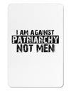 I Am Against Patriarchy Aluminum Magnet-TooLoud-White-Davson Sales