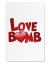 Love Bomb Text Aluminum Magnet-TooLoud-White-Davson Sales