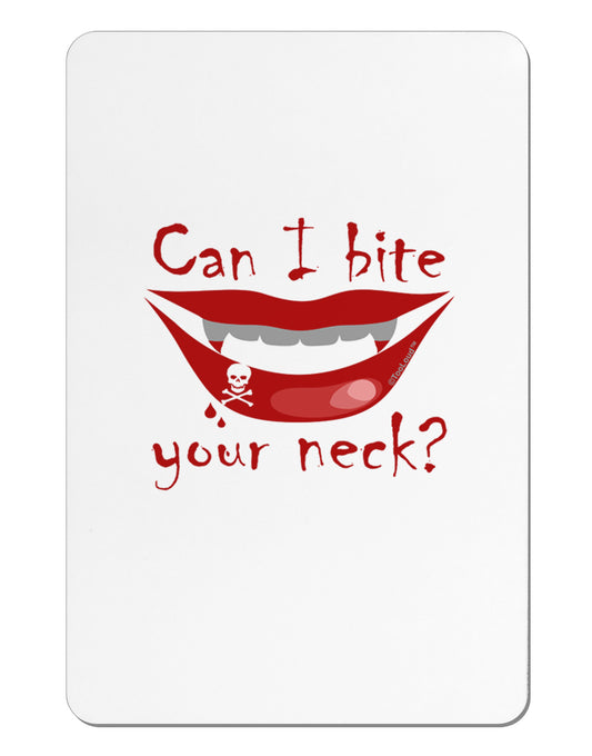 Bite your neck Aluminum Magnet-TooLoud-White-Davson Sales
