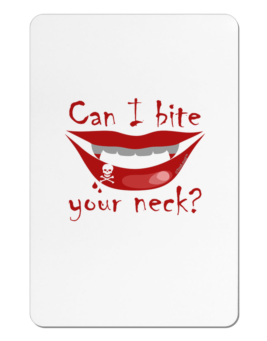 Bite your neck Aluminum Magnet-TooLoud-White-Davson Sales