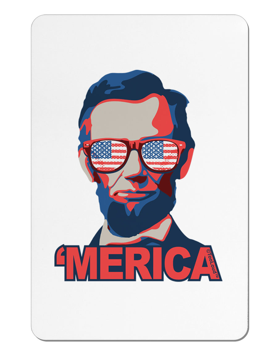 Lincoln Merica Aluminum Magnet-TooLoud-White-Davson Sales