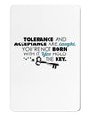 Tolerance And Acceptance Aluminum Magnet-TooLoud-White-Davson Sales