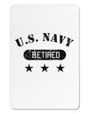 Retired Navy Aluminum Magnet by TooLoud-TooLoud-White-Davson Sales