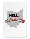 Hello Cleveland Aluminum Magnet-TooLoud-White-Davson Sales