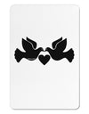 Two Turtle Doves Aluminum Magnet-TooLoud-White-Davson Sales