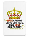 MLK - Only Love Quote Aluminum Magnet-TooLoud-White-Davson Sales