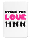 Stand For Love Pink Aluminum Magnet-TooLoud-White-Davson Sales