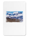 Pikes Peak Text Aluminum Magnet-TooLoud-White-Davson Sales