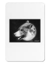 White Wolf Moon Aluminum Magnet-TooLoud-White-Davson Sales