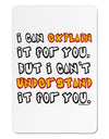 I Can Explain It For You Aluminum Magnet by TooLoud-TooLoud-White-Davson Sales