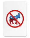 Distressed No Democrats Sign Aluminum Magnet-TooLoud-White-Davson Sales