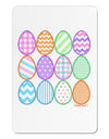 Cute Faux Applique Easter Eggs Aluminum Magnet-TooLoud-White-Davson Sales