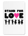 Stand For Love Pink Heart Aluminum Magnet-TooLoud-White-Davson Sales