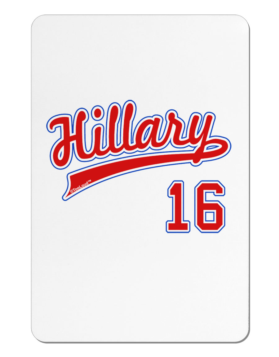 Hillary Jersey 16 Aluminum Magnet-TooLoud-White-Davson Sales