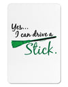 Drive Stick Green Aluminum Magnet-TooLoud-White-Davson Sales