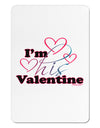 I'm HIS Valentine Aluminum Magnet-TooLoud-White-Davson Sales