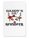 Daddy's Lil Reindeer Girl Aluminum Magnet-TooLoud-White-Davson Sales