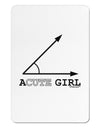 Acute Girl Aluminum Magnet-TooLoud-White-Davson Sales