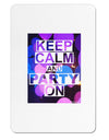 Keep Calm - Party Balloons Aluminum Magnet by TooLoud-TooLoud-White-Davson Sales