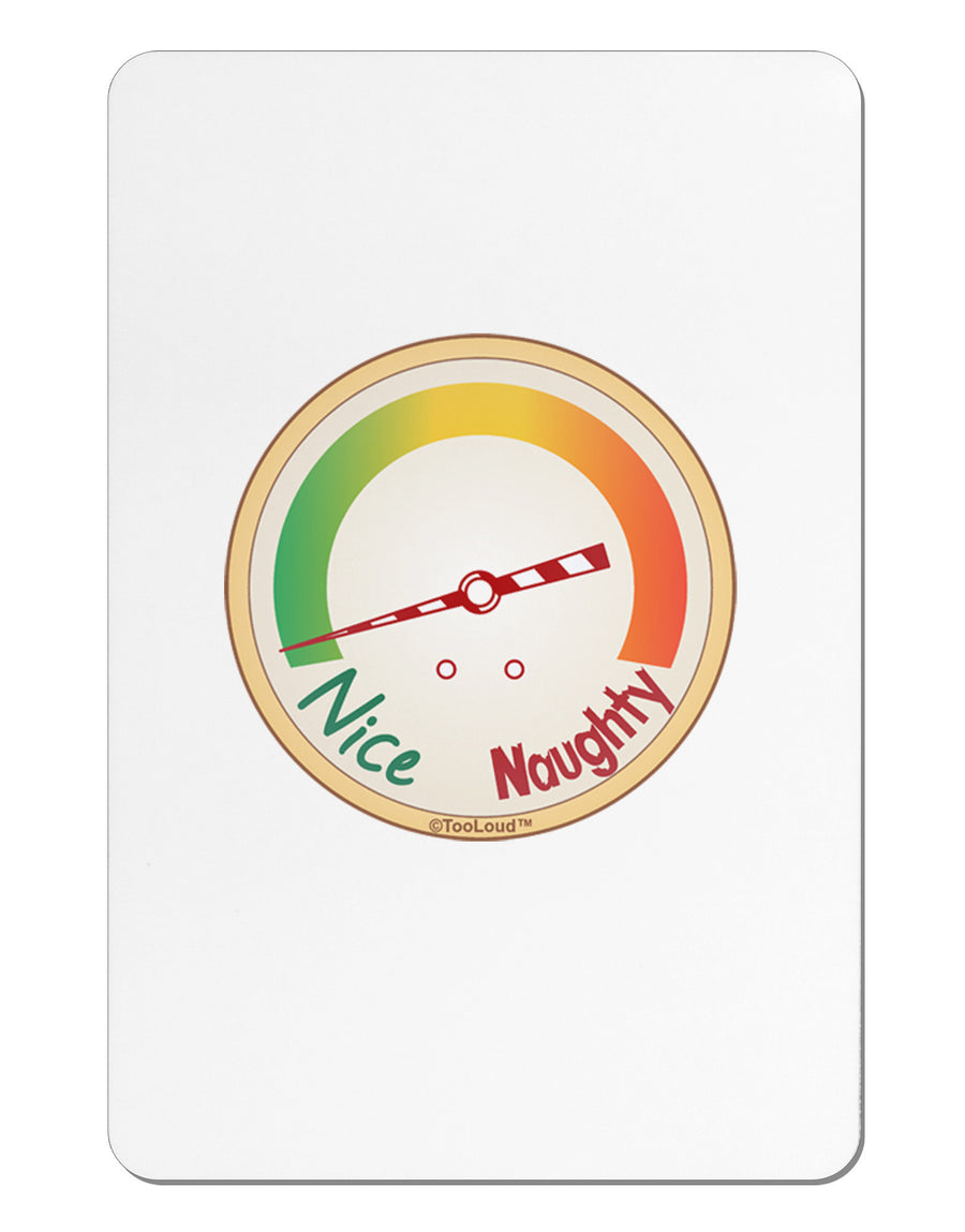 Naughty or Nice Meter Nice Aluminum Magnet-TooLoud-White-Davson Sales