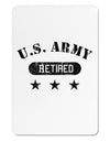 Retired Army Aluminum Magnet by TooLoud-TooLoud-White-Davson Sales