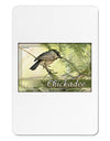 CO Chickadee with Text Aluminum Magnet-TooLoud-White-Davson Sales