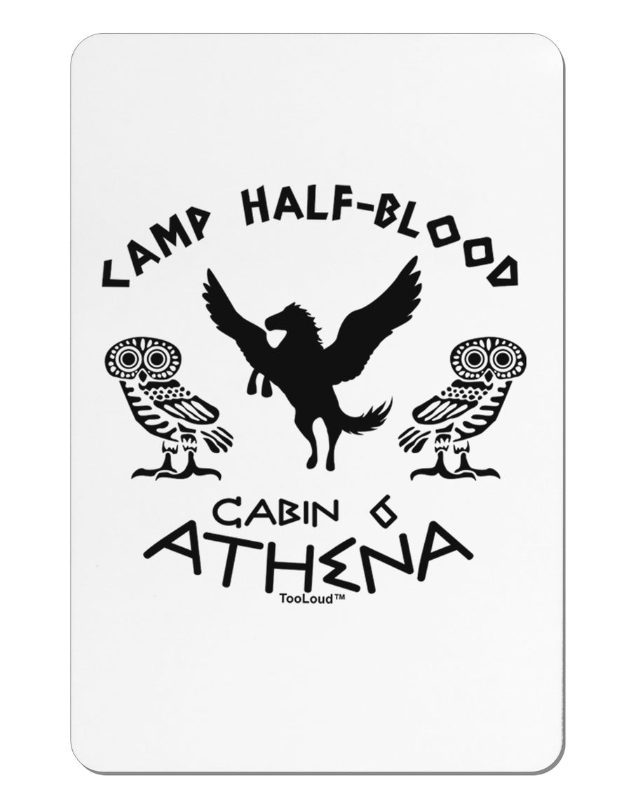 Camp Half Blood Cabin 6 Athena Aluminum Magnet by TooLoud-TooLoud-White-Davson Sales