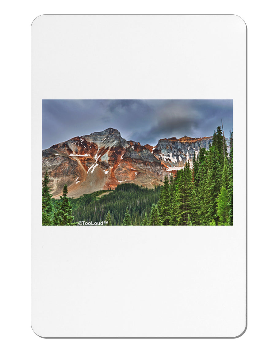 Colorado Mountains Forrest Aluminum Magnet-TooLoud-White-Davson Sales