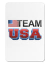 Sporty Team USA Aluminum Magnet-TooLoud-White-Davson Sales