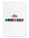 Hashtag 4th Of July Aluminum Magnet-TooLoud-White-Davson Sales