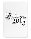 Halloween Current Year Script Text Aluminum Magnet-TooLoud-White-Davson Sales