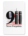 911 Never Forgotten Aluminum Magnet-TooLoud-White-Davson Sales